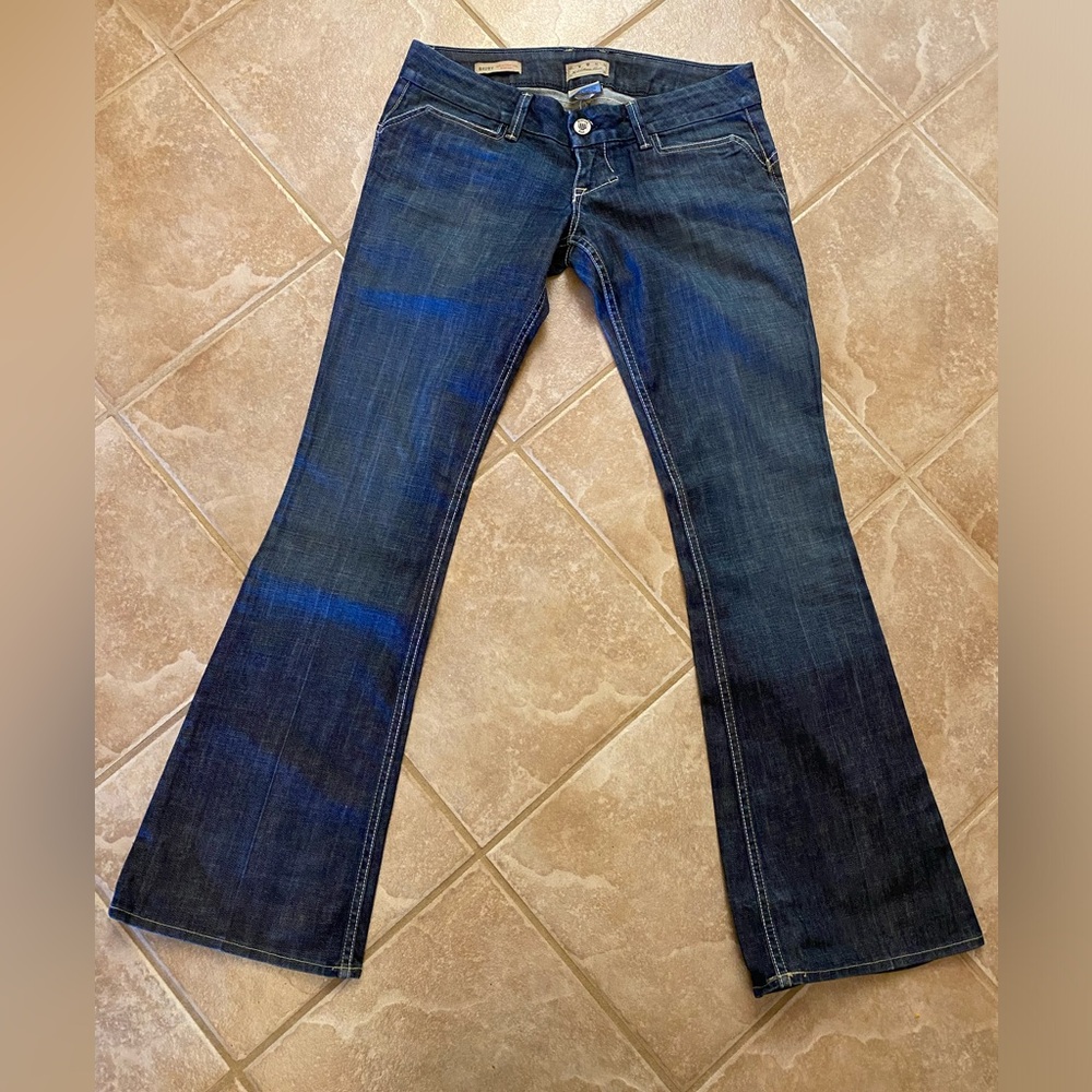 William Rast Savoy Ultra Lowrise Trouser Stretch Jeans Flare Size 29 on Tag
